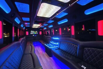 Greenville Limousine Bus Interior