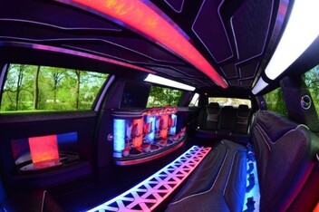 Greenville Limousine Inside