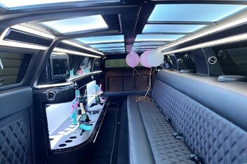 Greenville Limousine Interior