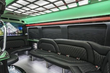Greenville Sprinter Party Bus Interior