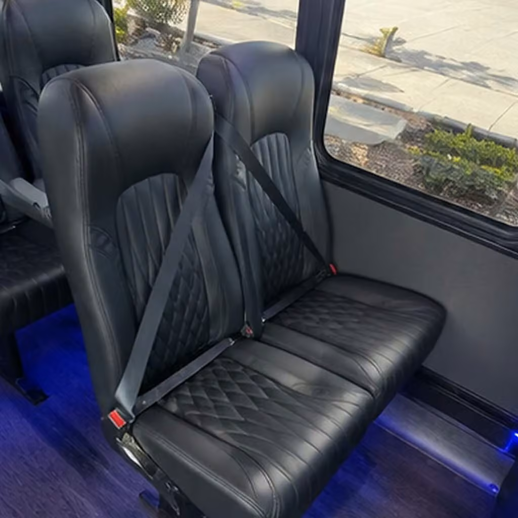 30 passenger minibus interior