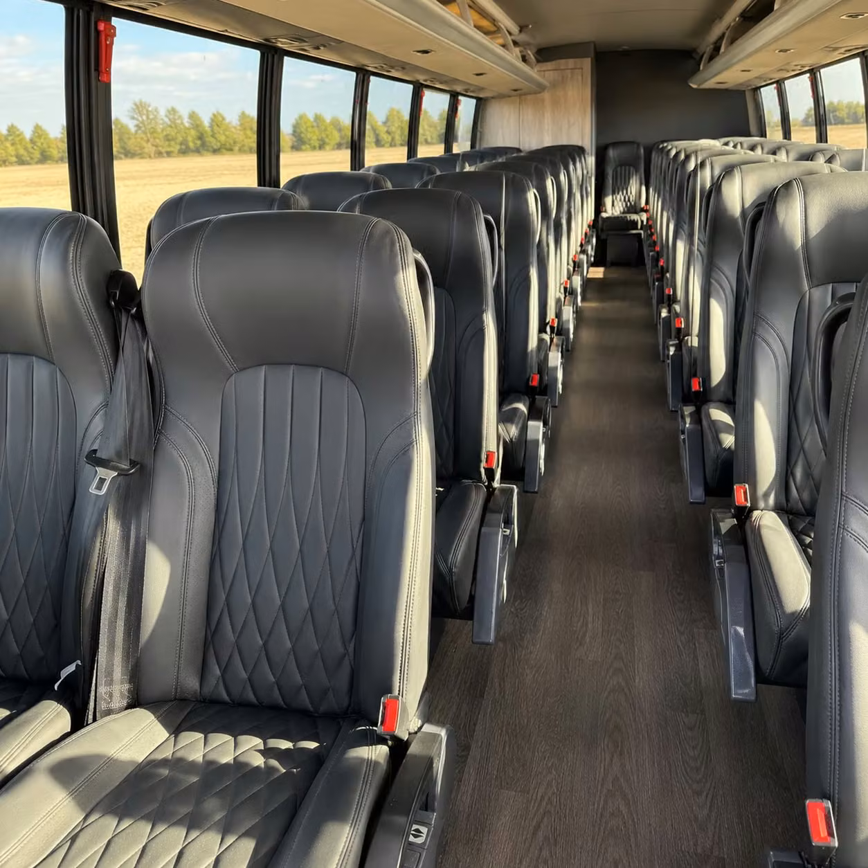 35 passenger minibus inside