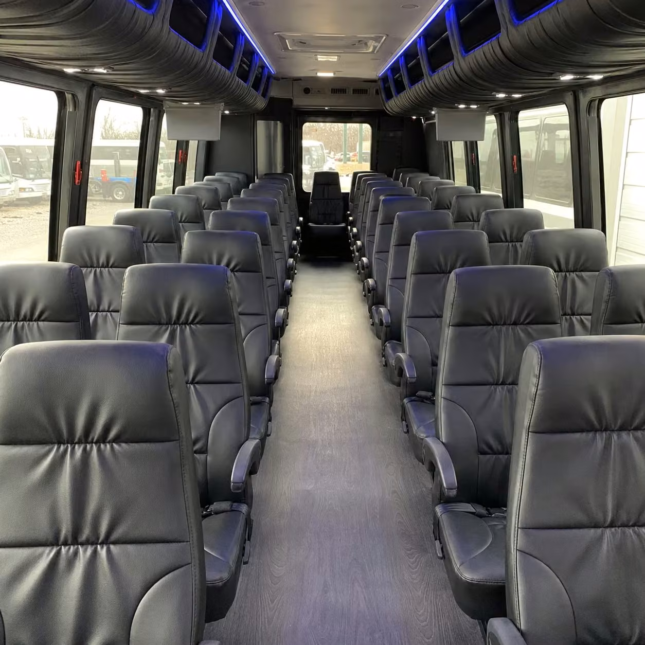 35 passenger minibus interior