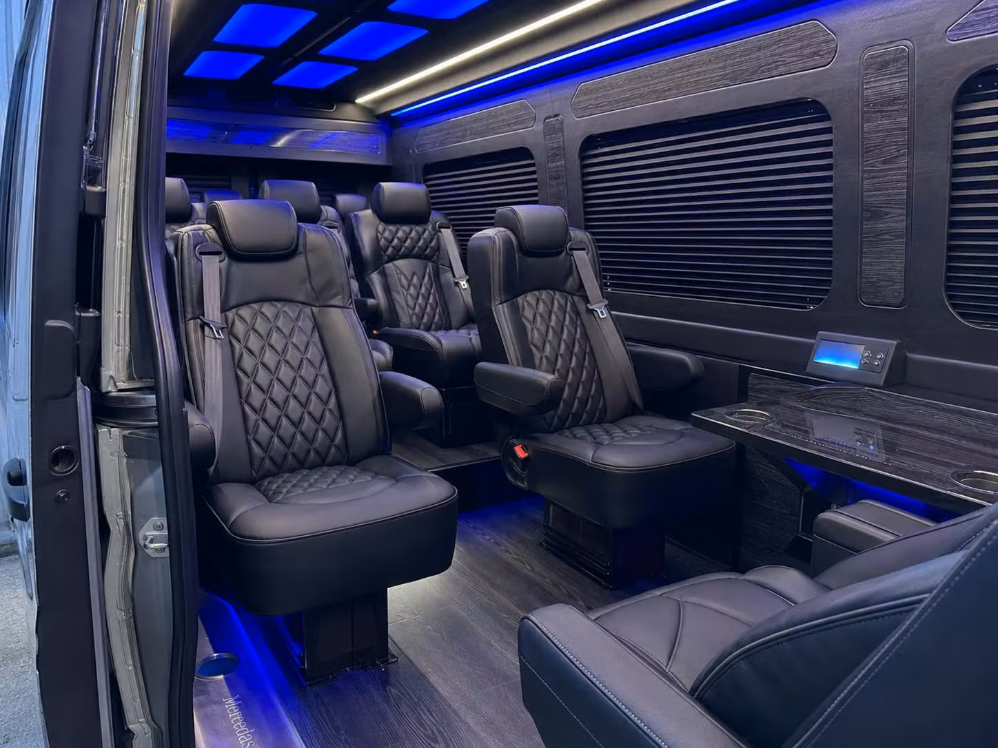 sprinter van transportation for groups and events across greenville