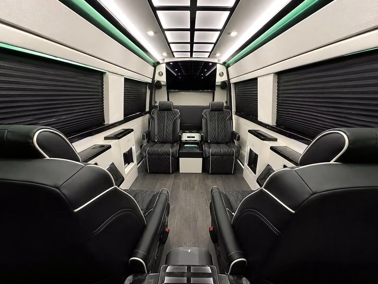 sprinter van with driver inside
